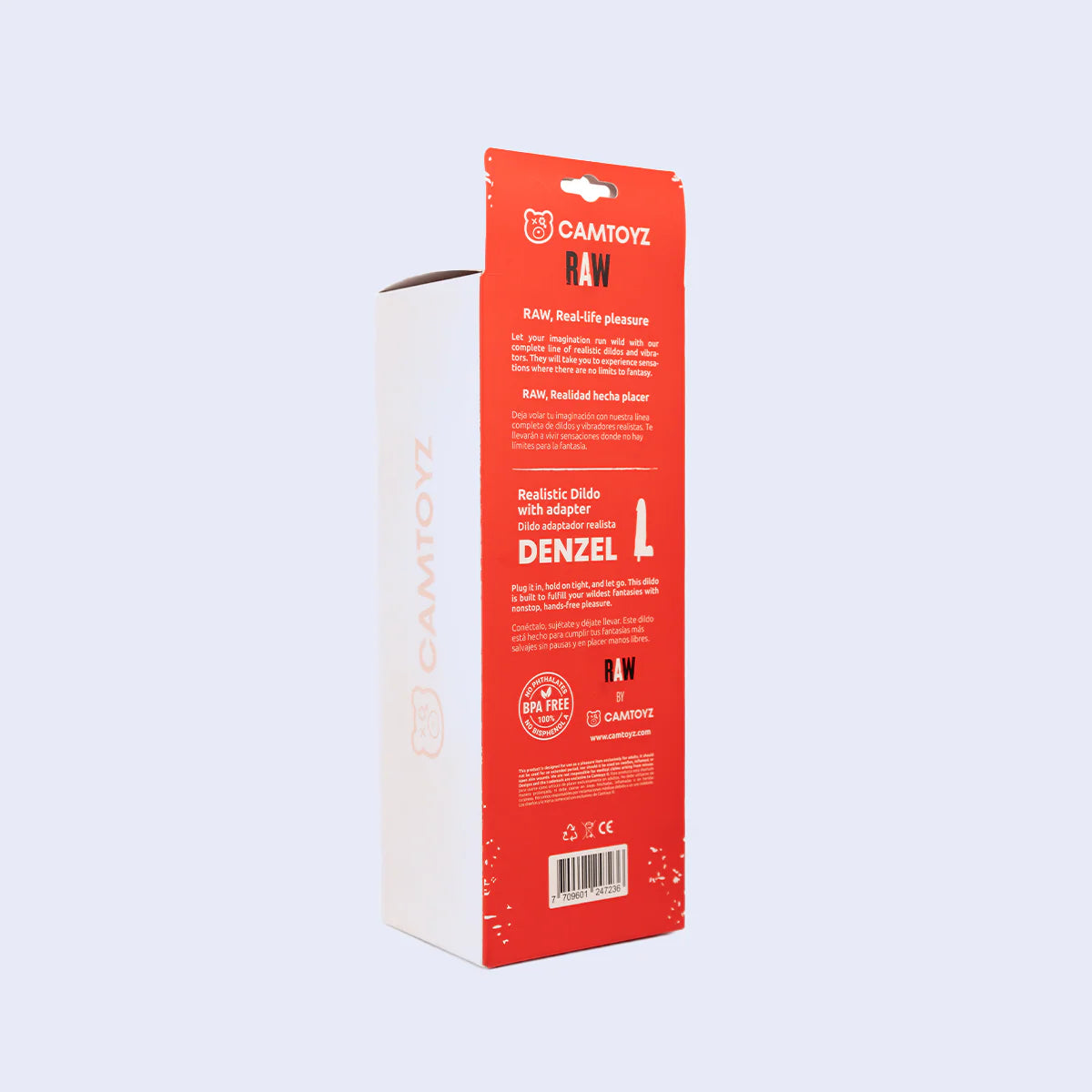 Denzel Dildo Ultrarealista Con Adaptador Camtoyz Sex Machine Lovense