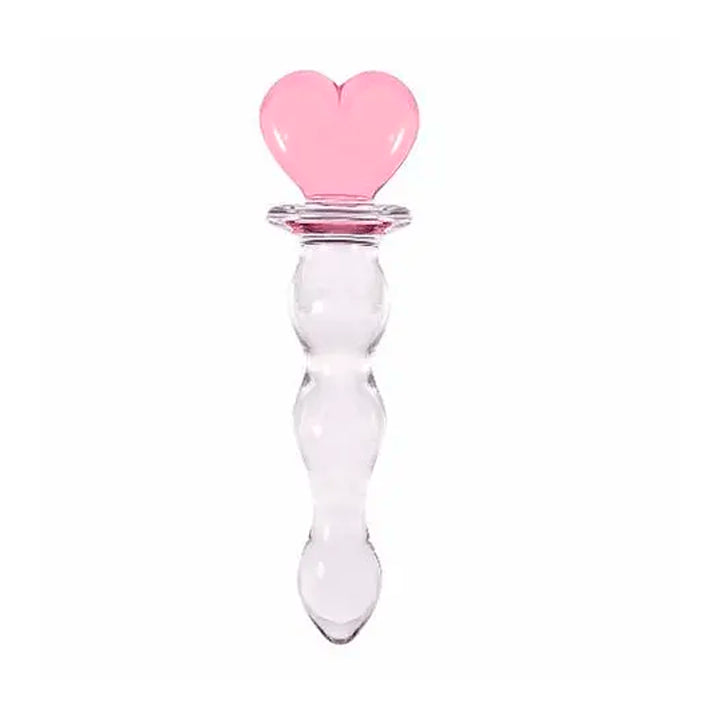 Dildo De Vidrio Corazon M