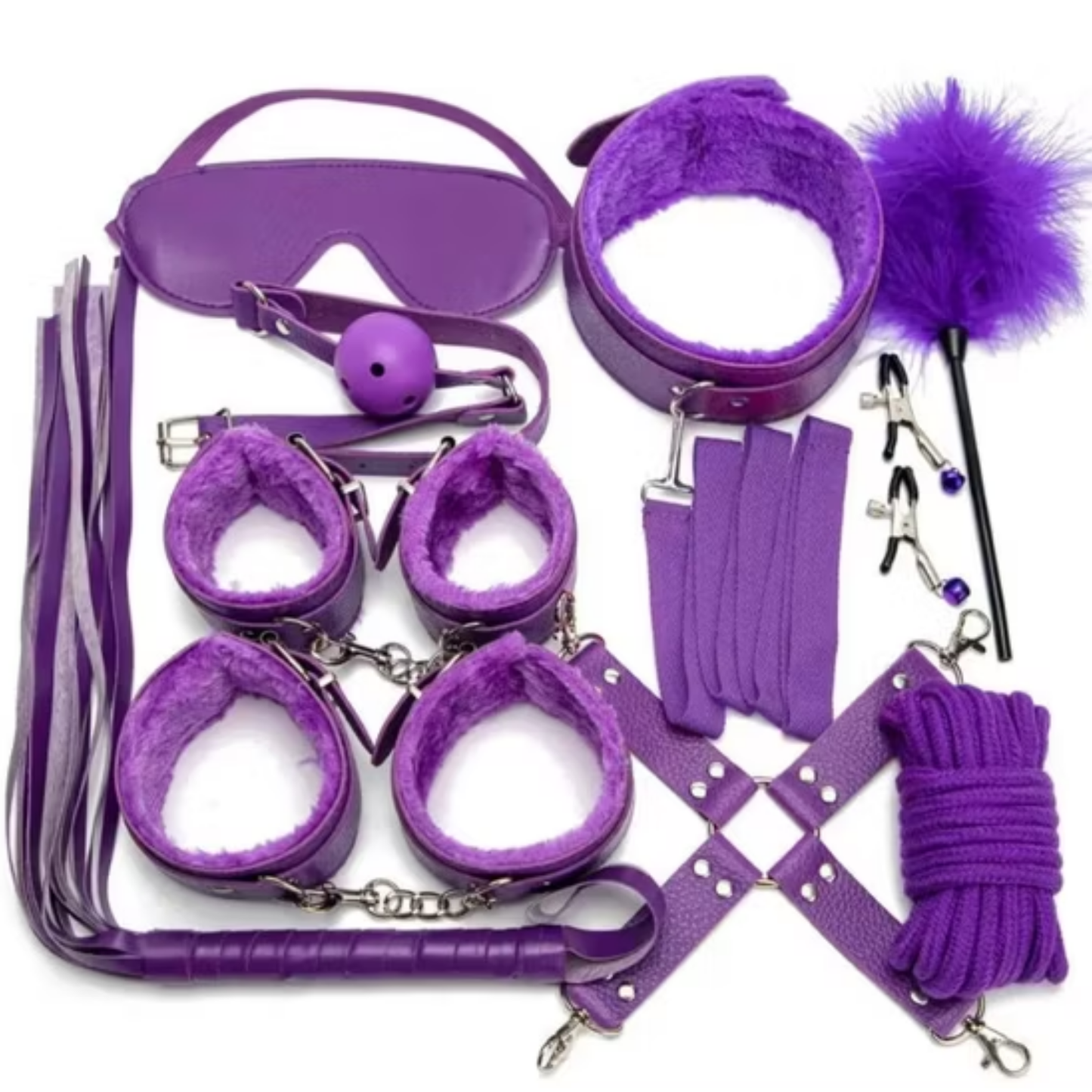 Kit Bondage 10 Piezas Bdsm