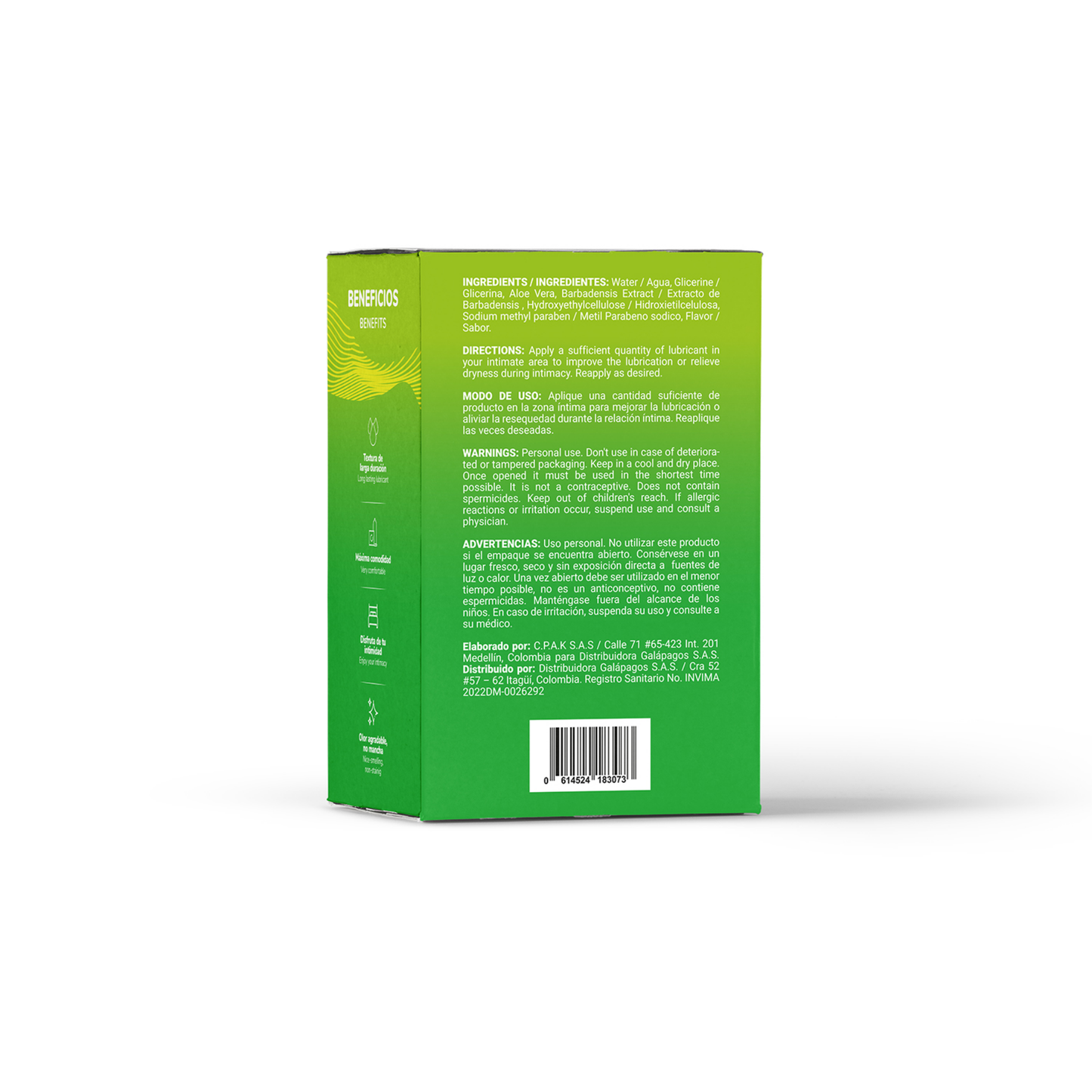 Lubricante Íntimo Sandía Elixir 30Ml