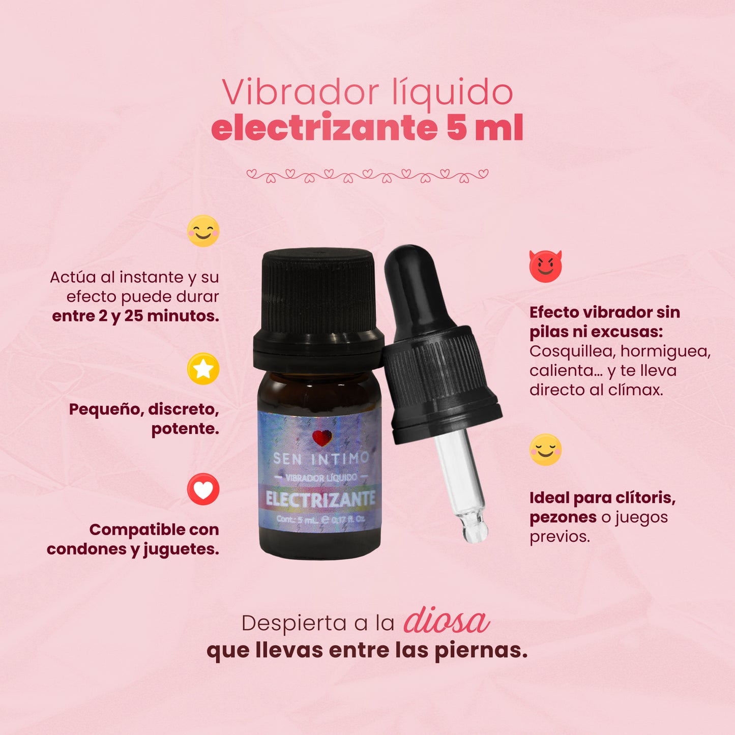 Lubricante Íntimo Multiorgasmos - Electr Sen Intimo 5Ml