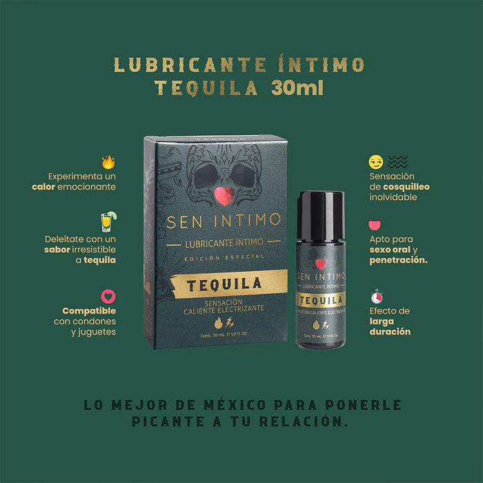 Lubricante Íntimo Tequila - Electr Sen Intimo 30Ml