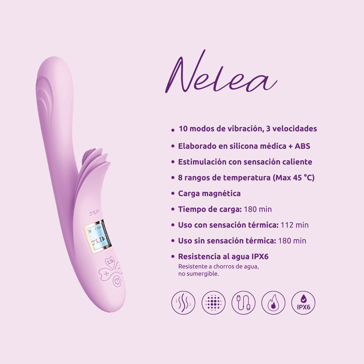 Vibrador Doble Estimulación Nelea Camtoyz