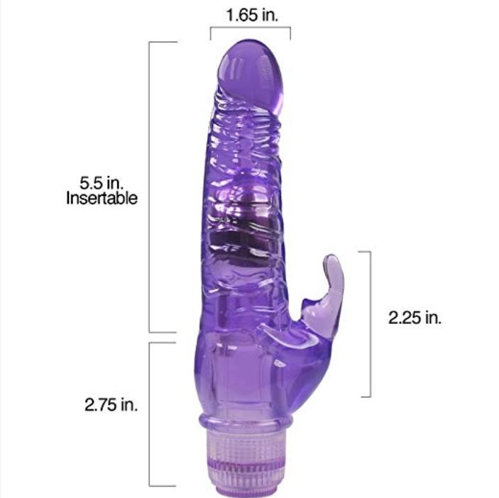 Vibrador Doble Estimulación Crystal Rabbit Baterias