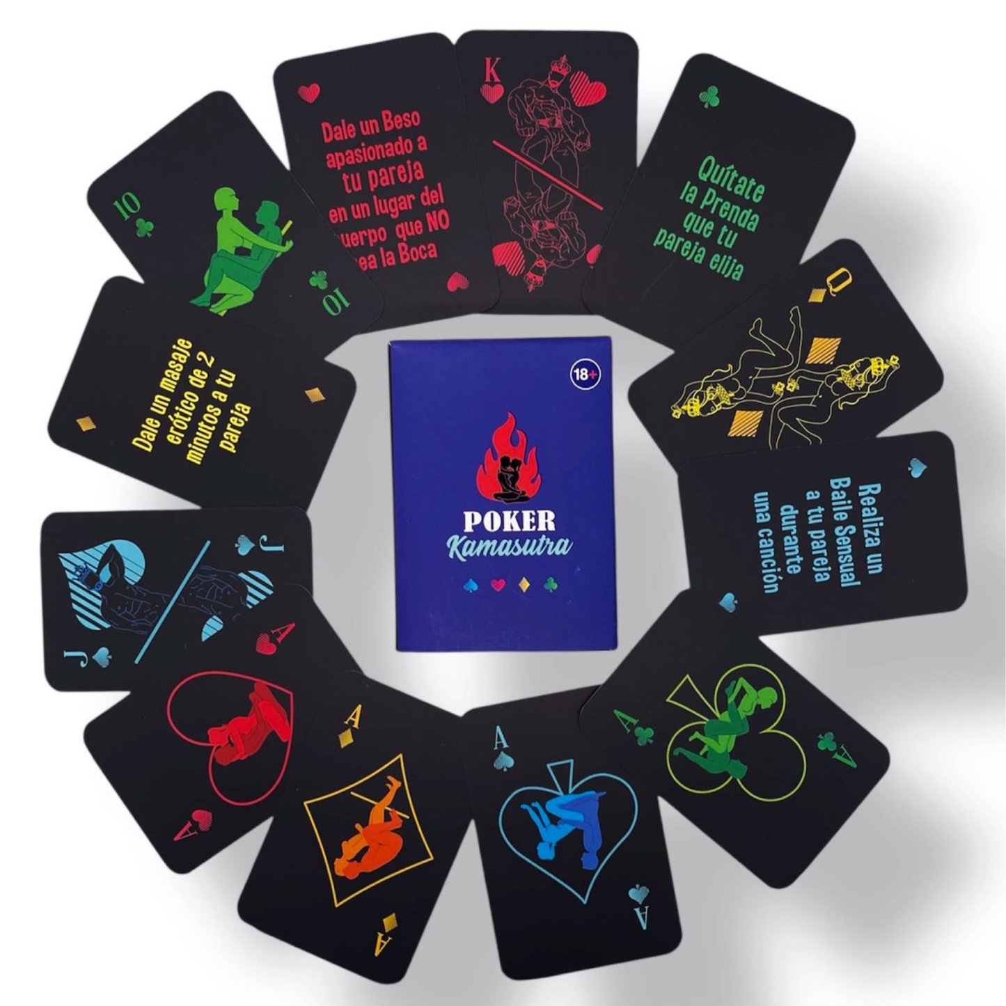 Cartas Eróticas Poker Kamasutra