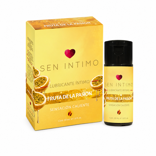 Lubricante Íntimo Caliente Sabor Maracuyá 30 ml – Sen Íntimo