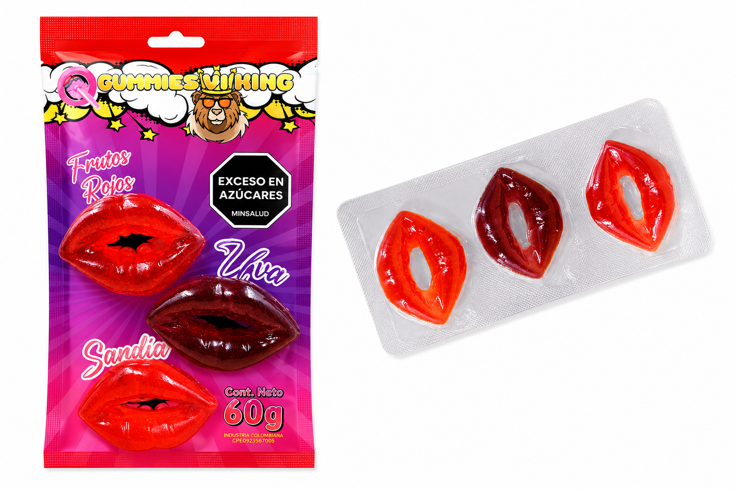 Gummies Vi King Labios
