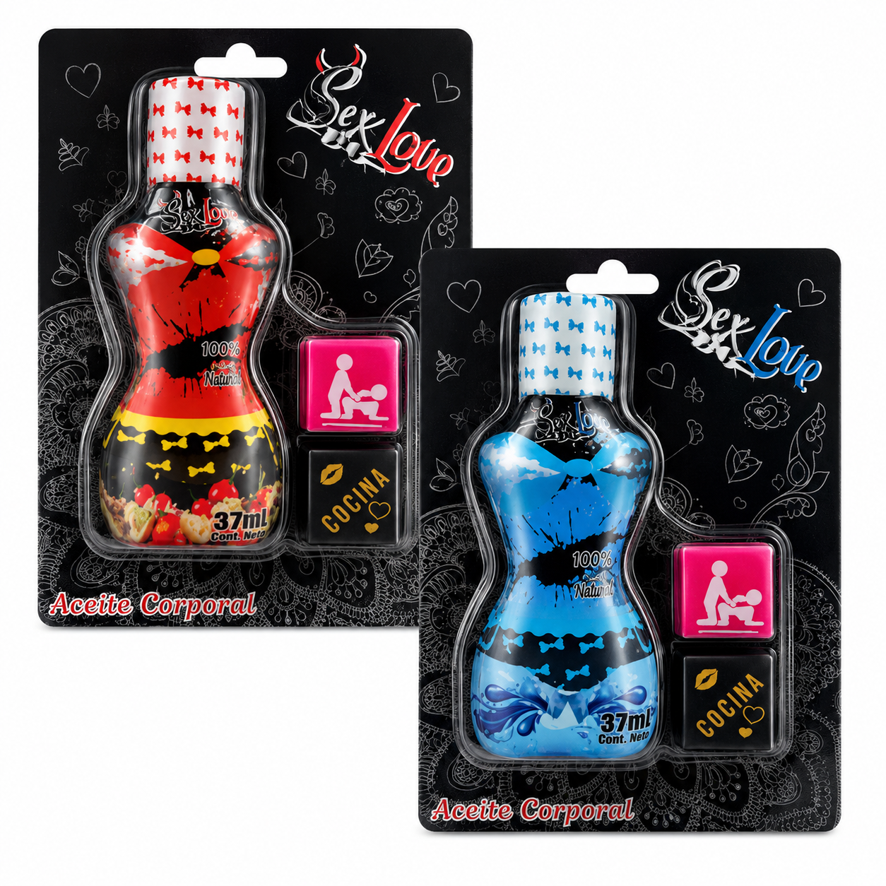 Dados Con Aceite Eva 37 Ml Sex Love