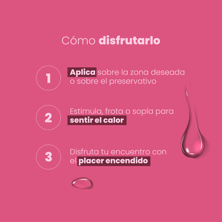 Lubricante Íntimo Caliente con Sabor a Cereza 30 ml – Sen Íntimo
