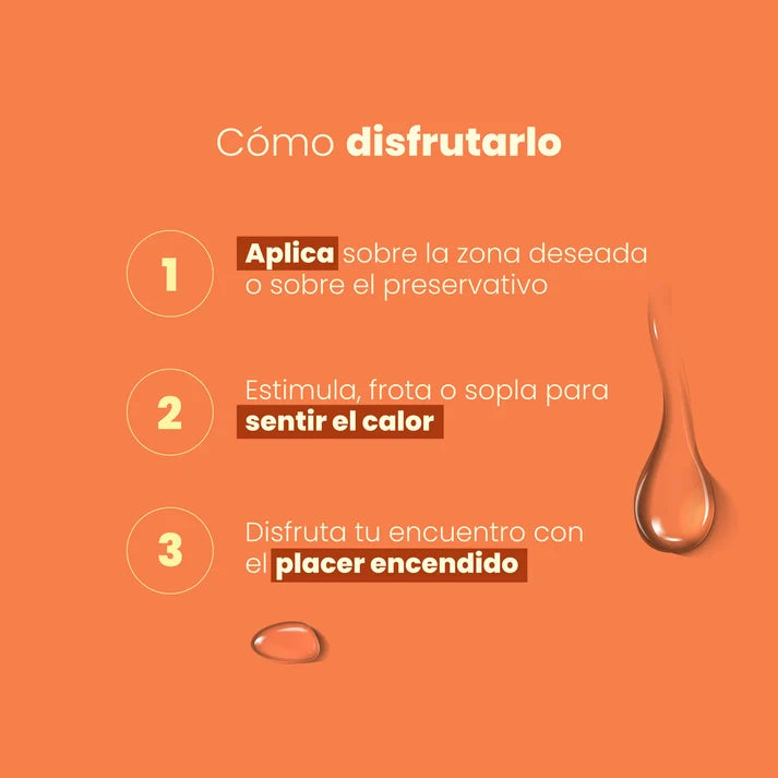 Lubricante Íntimo Caliente con Sabor Tropical 30 ml – Sen Íntimo