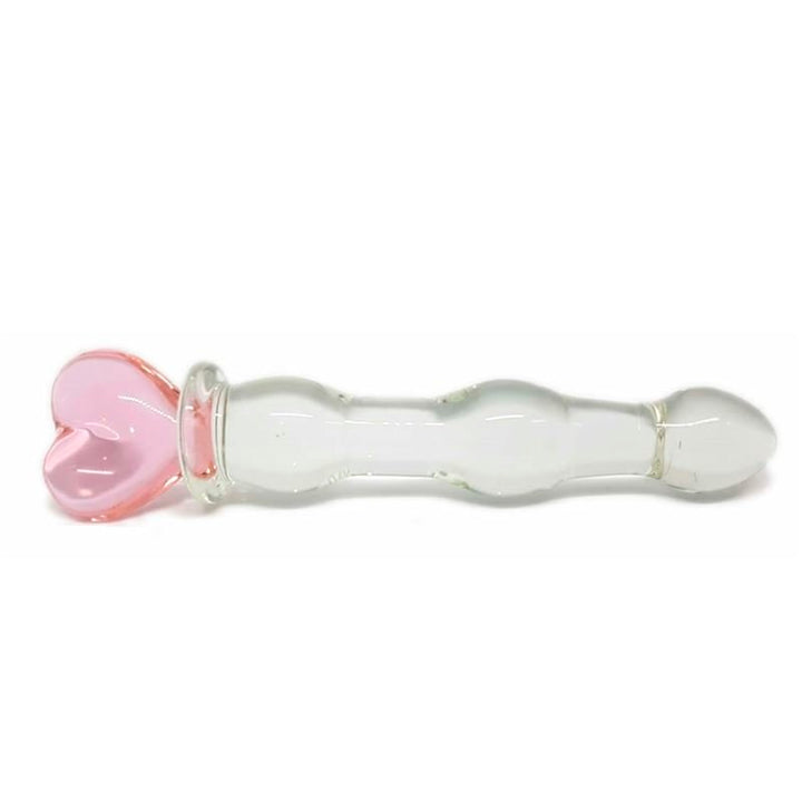 Dildo De Vidrio Corazon M
