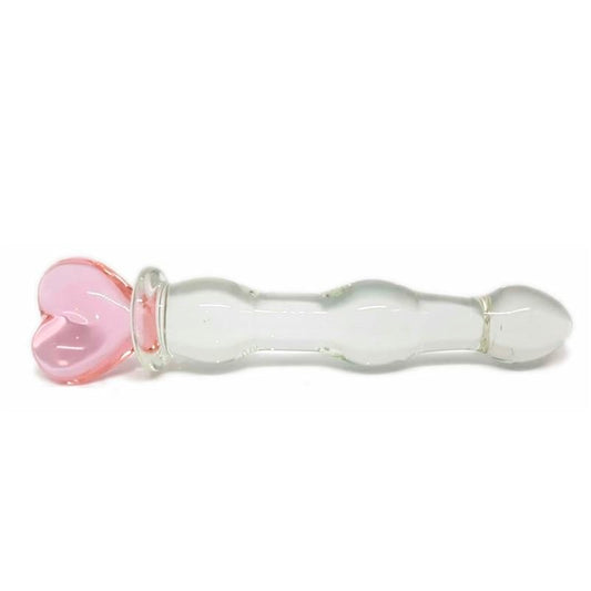 Dildo De Vidrio Corazon M