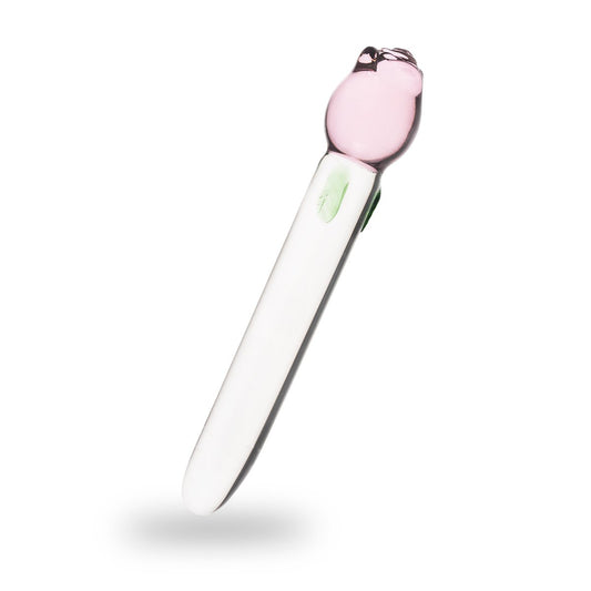 Dildo De Vidrio Flor 20Cm