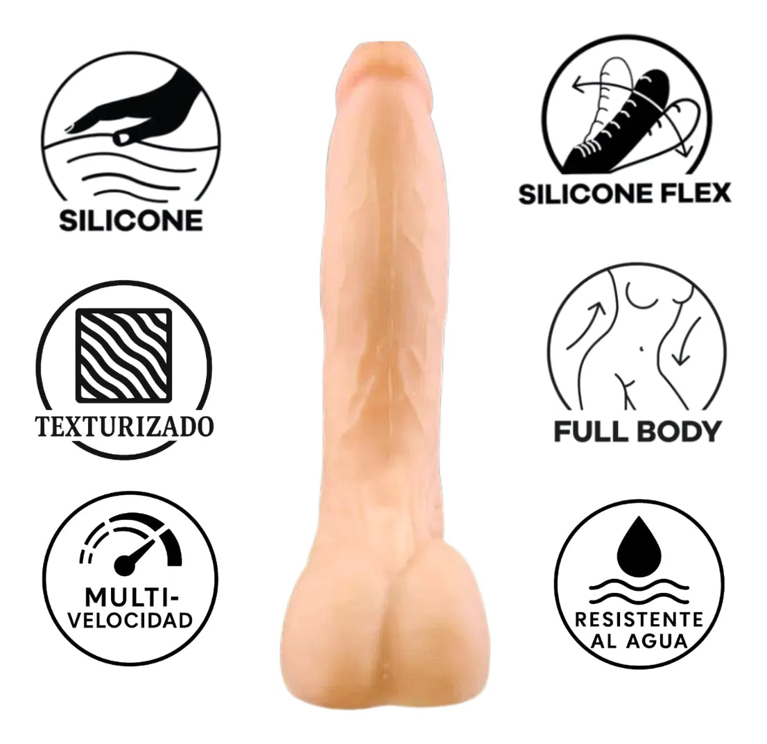 Dildo Vibrador Lure 8.4"