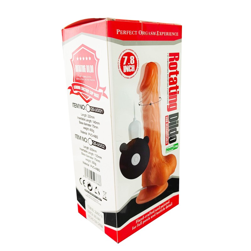 Dildo Vibrador Rotative Oso
