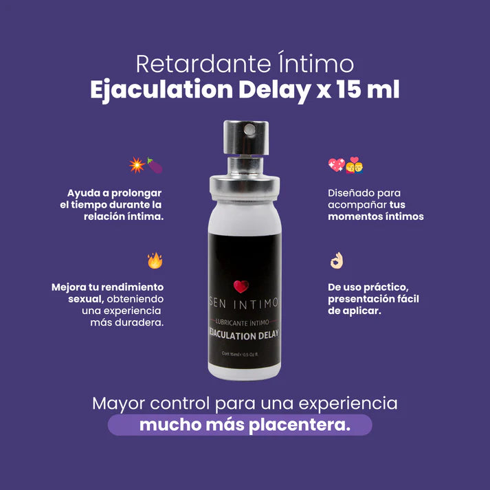 Retardante Ejaculation Delay x 15ml Sen Intimo