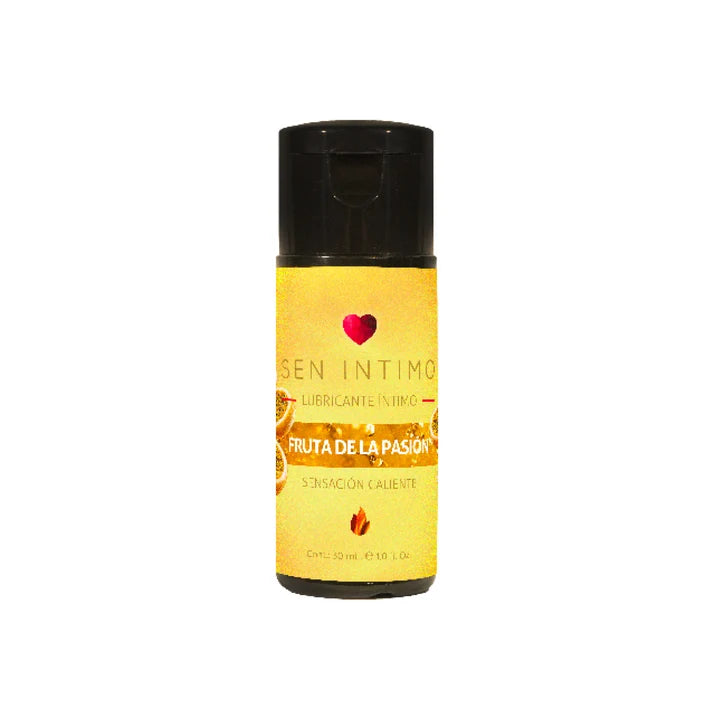 Lubricante Íntimo Caliente Sabor Maracuyá 30 ml – Sen Íntimo
