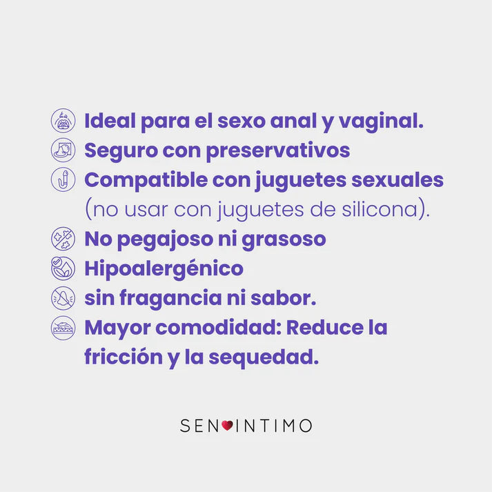 Lubricante Híbrido 30ml Sen Intimo