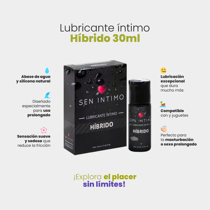 Lubricante Híbrido 30ml Sen Intimo