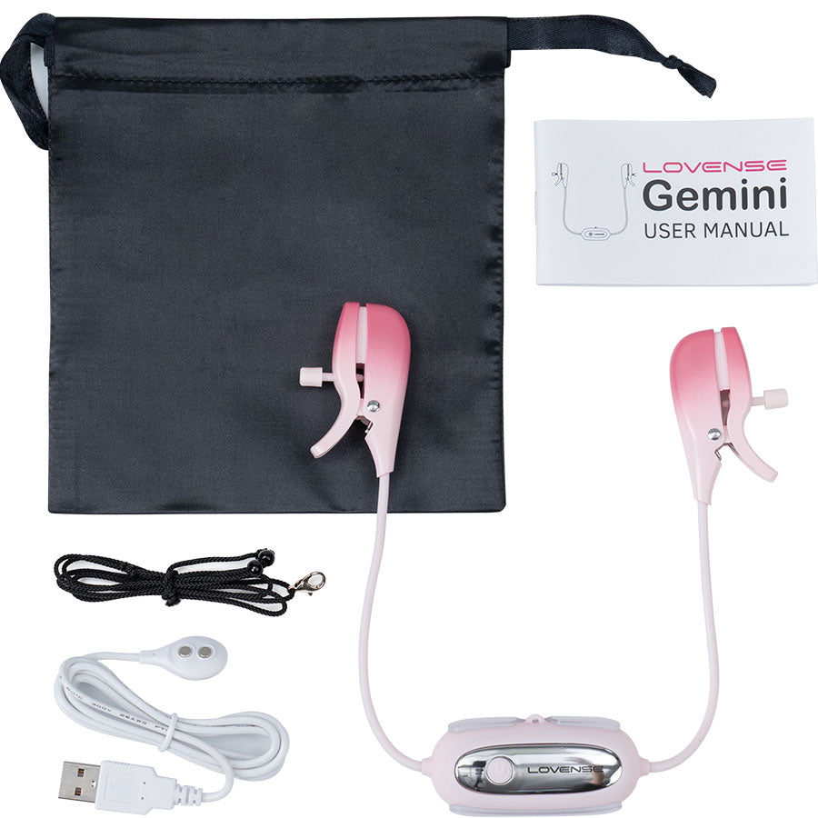 Pinzas Para Pezones Vibradoras Gemini Lovense