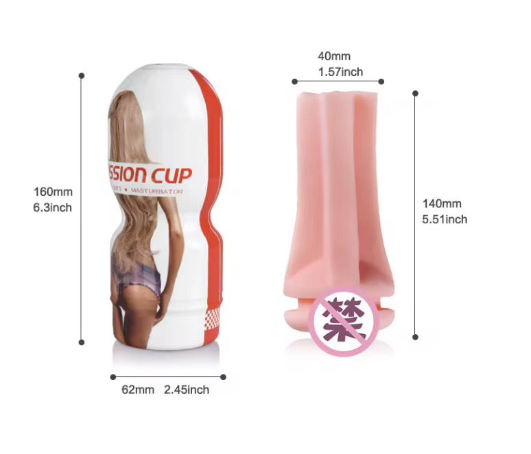 Masturbador Masculino Passion Cup Vaginal