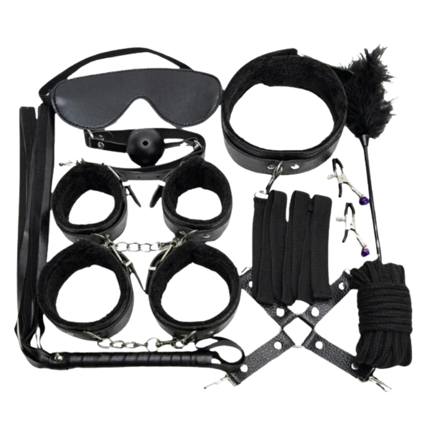 Kit Bondage 10 Piezas Bdsm