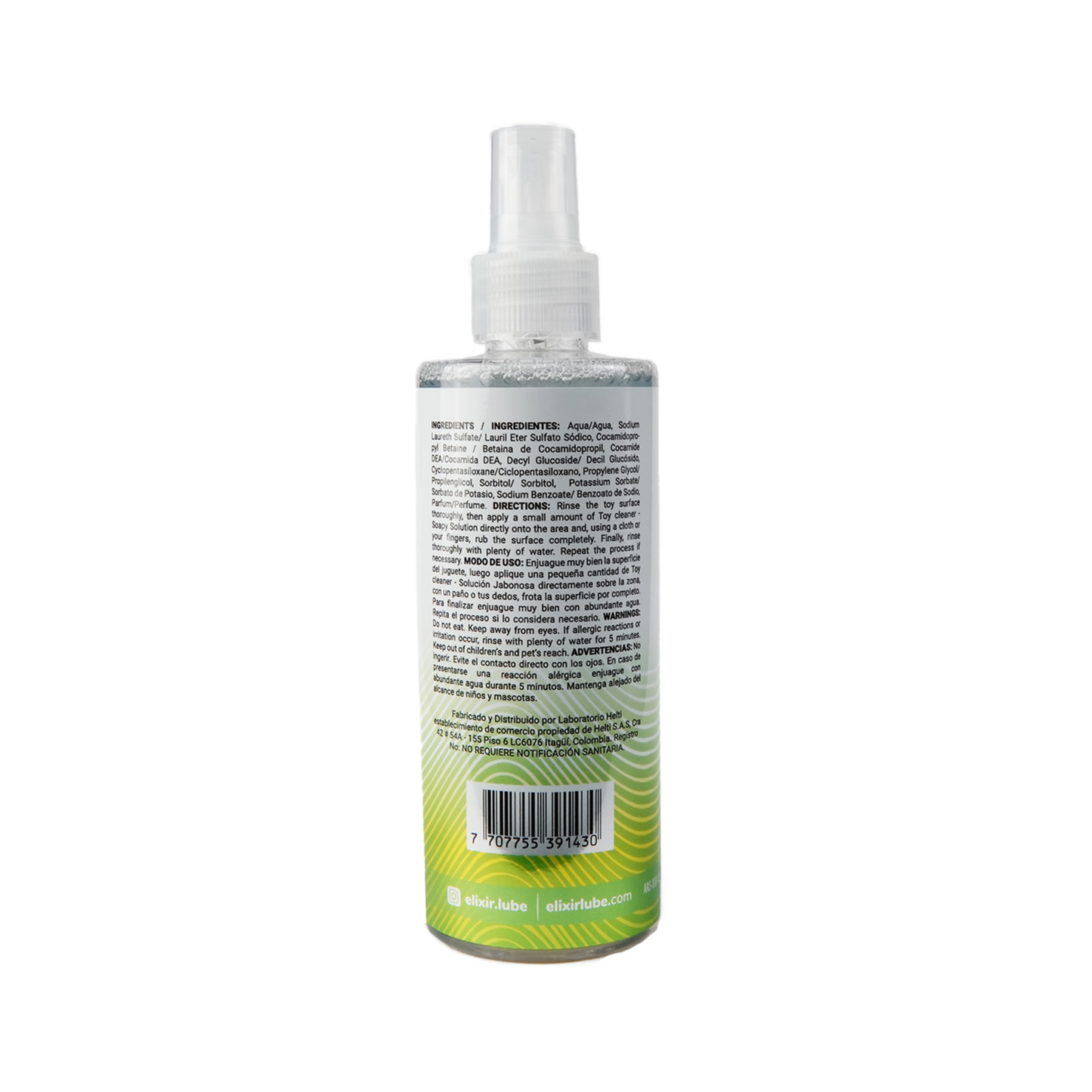 Limpiador De Juguetes Elixir 250Ml