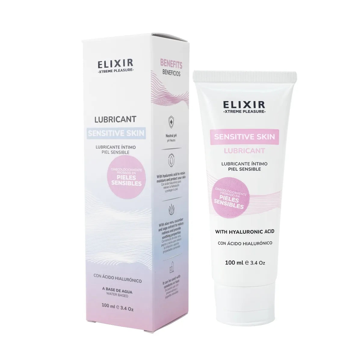 Lubricante Íntimo Piel Sensible De Elixir 100Ml