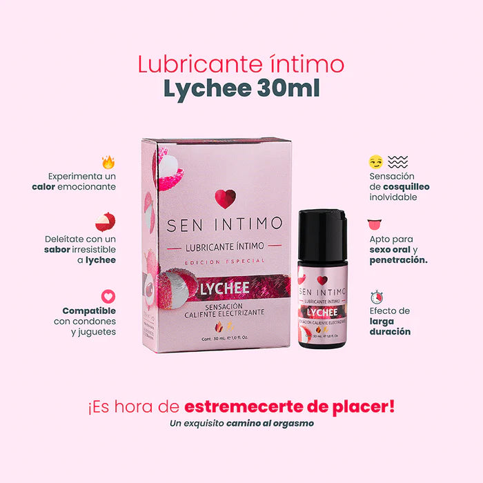 Lubricante Íntimo  Lychee - Electr Sen Intimo 30Ml