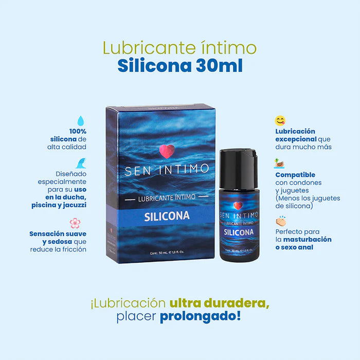 Lubricante Íntimo  Silicona Sen Intimo 30Ml