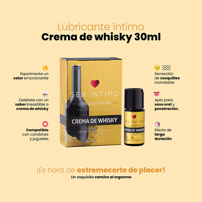 Lubricante Íntimo  Crema De Whisky - Electr Sen Intimo 30Ml
