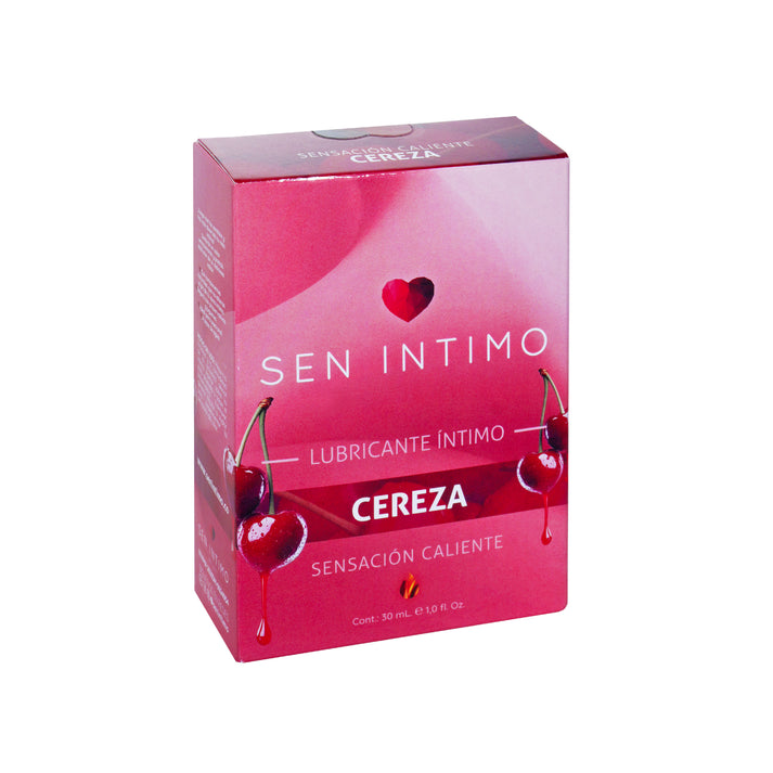 Lubricante Íntimo Caliente con Sabor a Cereza 30 ml – Sen Íntimo