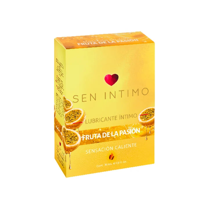 Lubricante Íntimo Caliente Sabor Maracuyá 30 ml – Sen Íntimo