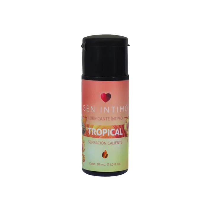 Lubricante Íntimo Caliente con Sabor Tropical 30 ml – Sen Íntimo