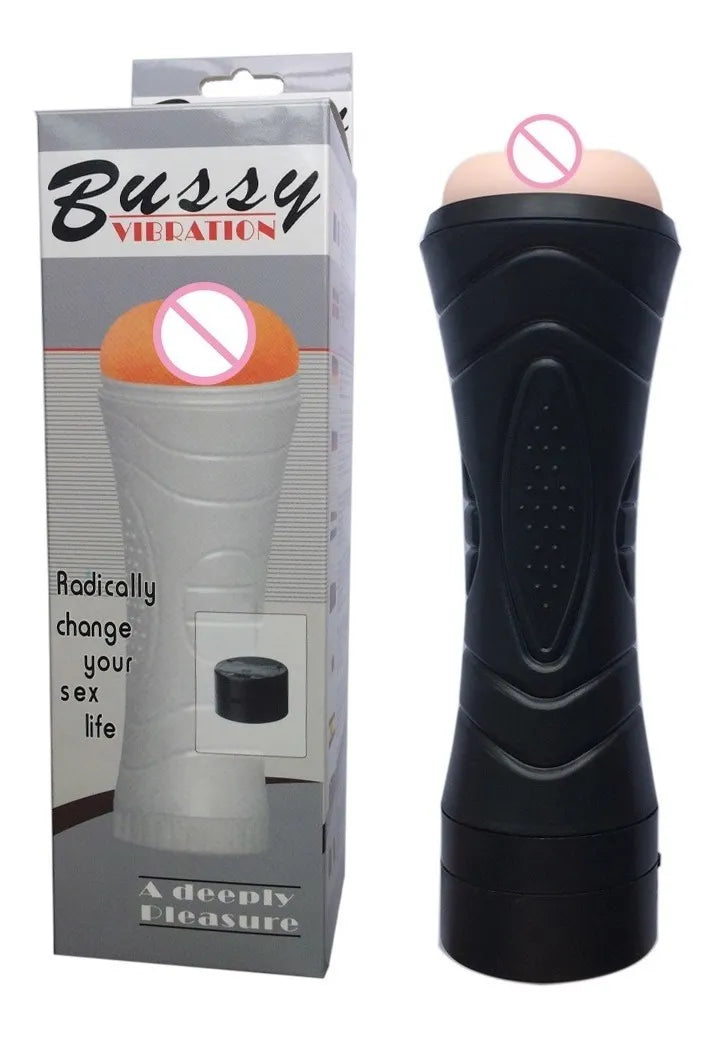 Masturbador Masculino Vagina Linterna Con Vibración