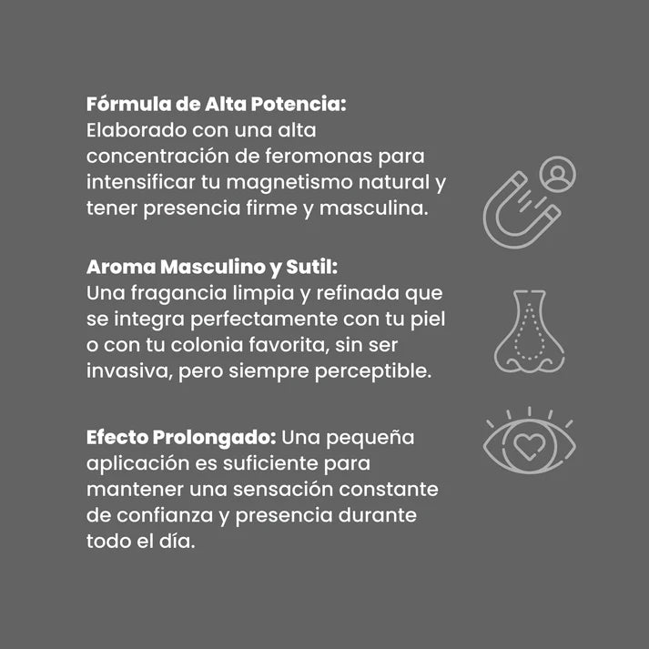 Perfume para hombre esencia Titanium x 10ml