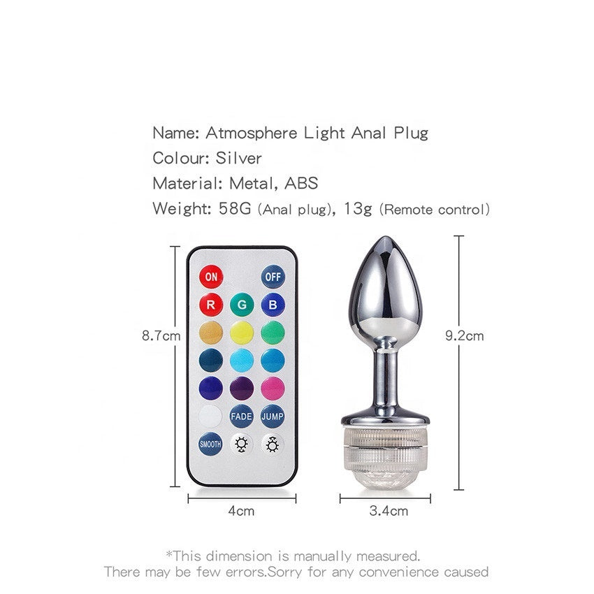 Plug Luminico Metalico Talla S