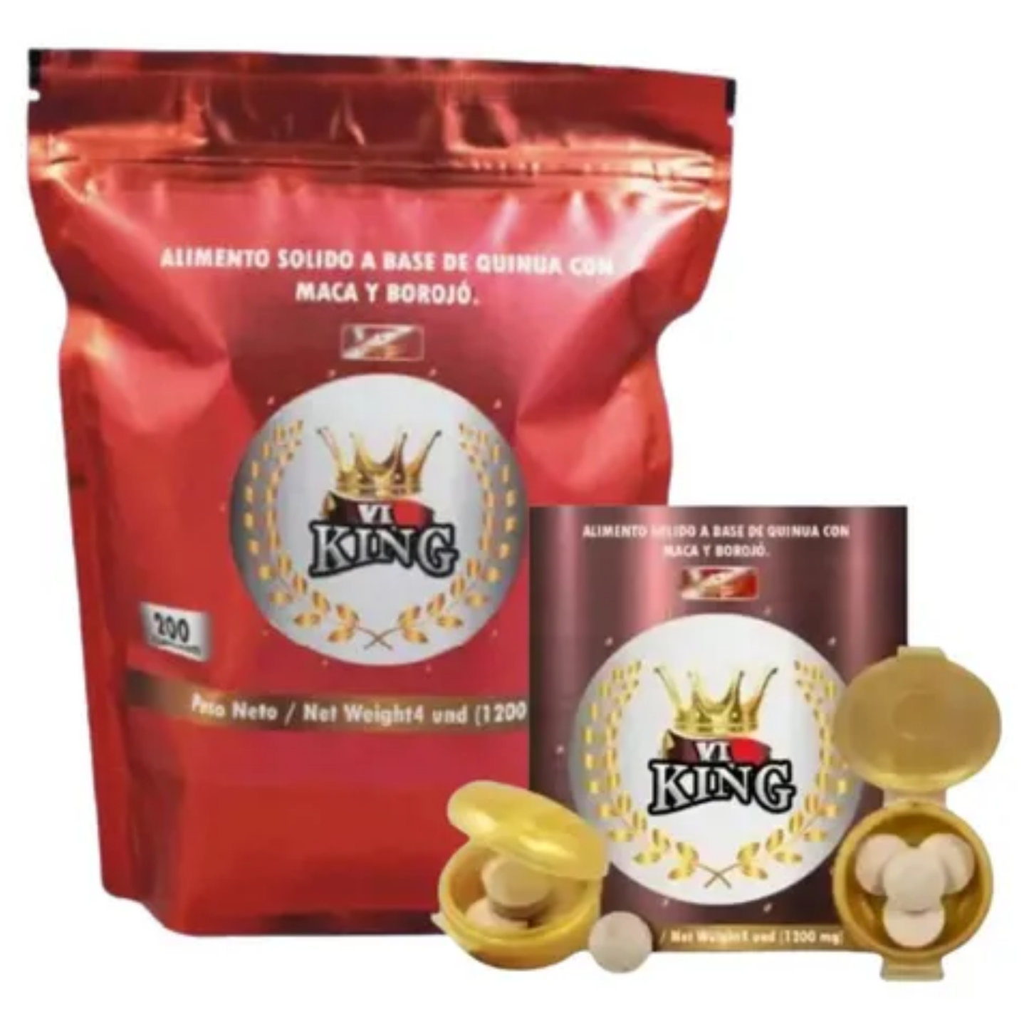 Potenciador Sexual Femenino Vi King Pastillero X 4