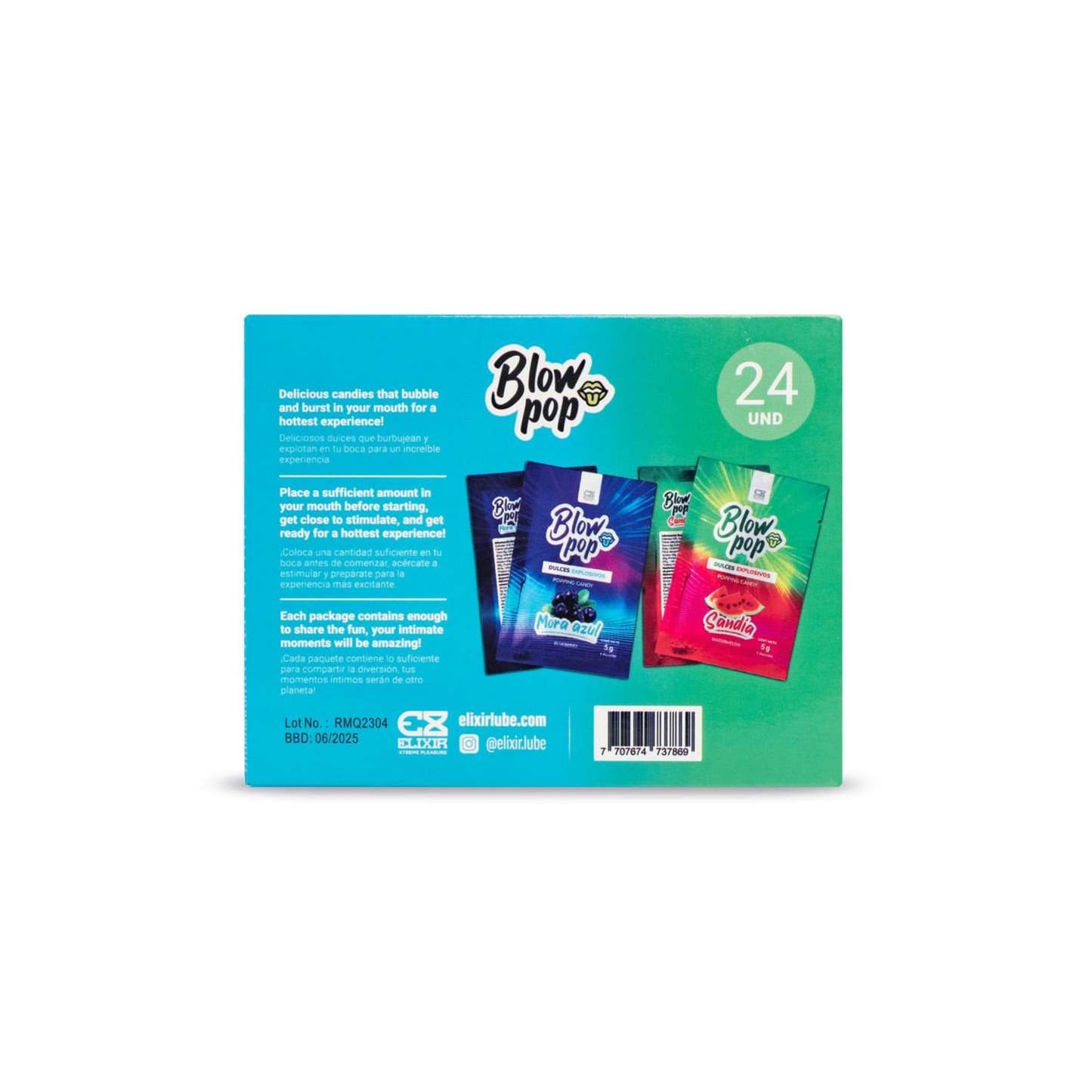 Quipito Blow Pop Caja X 24 Elixir 5Gr