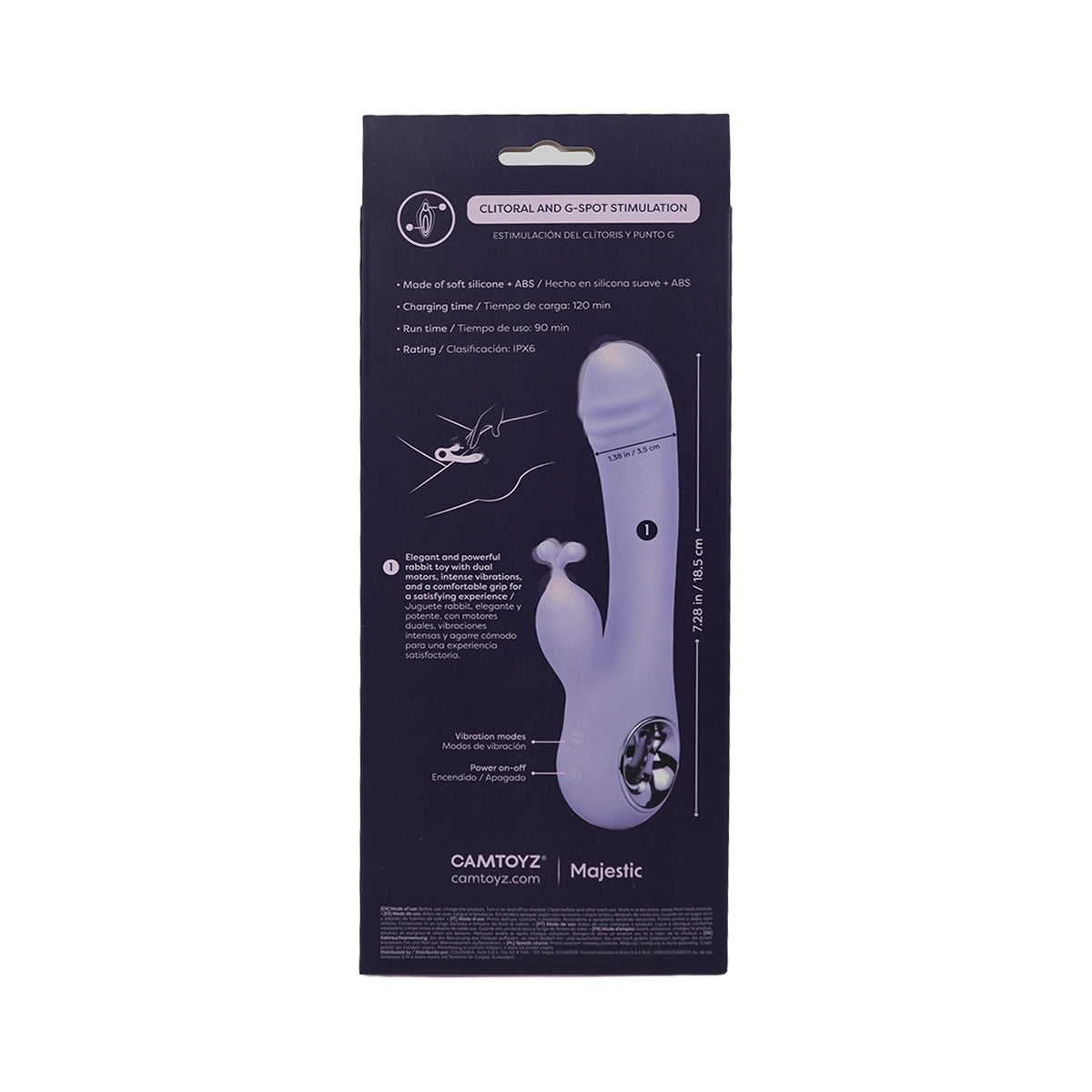 Vibrador Doble Estimulación Tifany Camtoyz