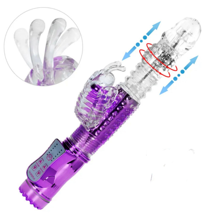 Vibrador Doble Estimulación Butterfly Recargable