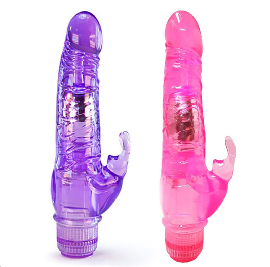 Vibrador Doble Estimulación Crystal Rabbit Baterias