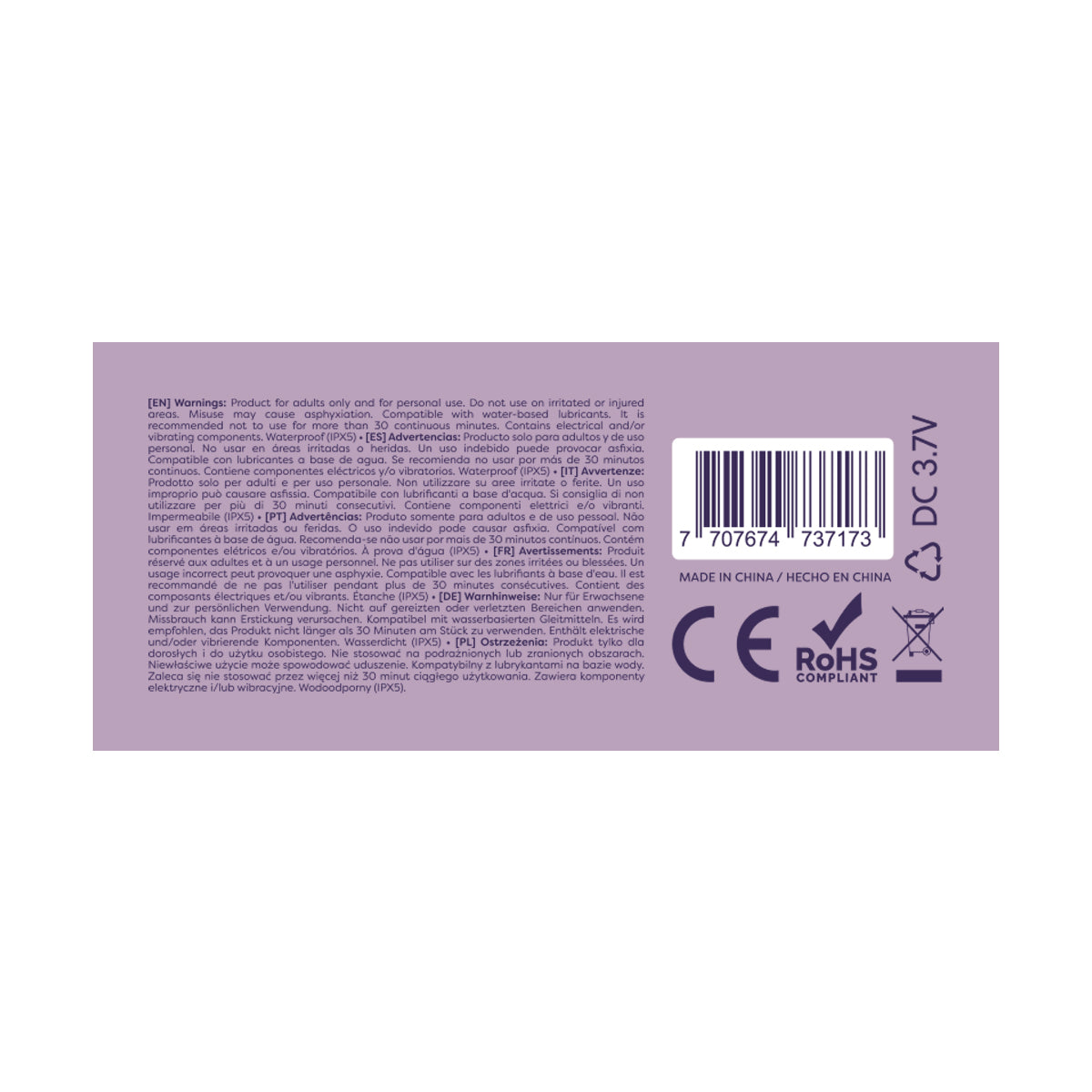 Vibrador Triple Estimulación Trento Camtoyz