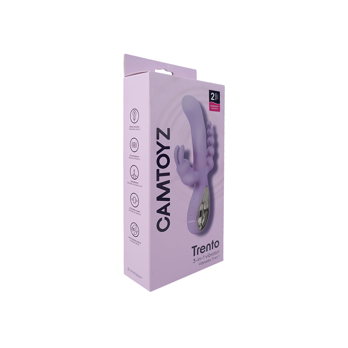 Vibrador Triple Estimulación Trento Camtoyz