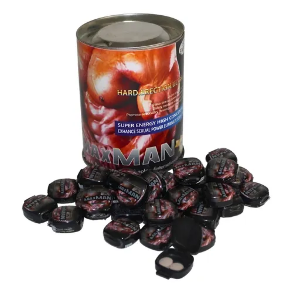 Potenciador Sexual Masculino Max Man Pastillero bolsa