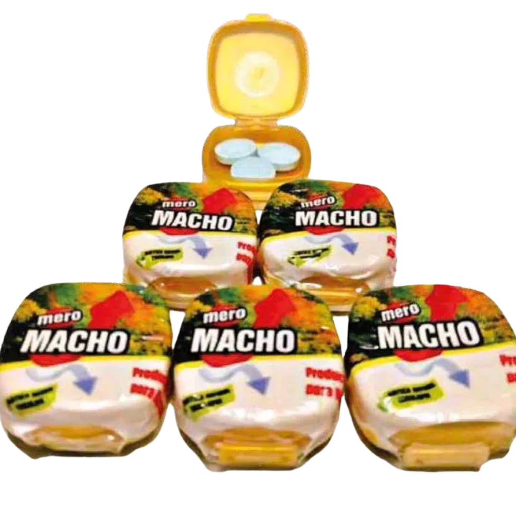 Potenciador Sexual Masculino Mero Macho Pastillero bolsa