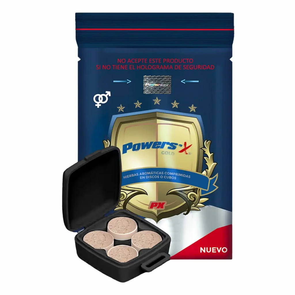 Potenciador Sexual Masculino Power Sex Pastillero X 4